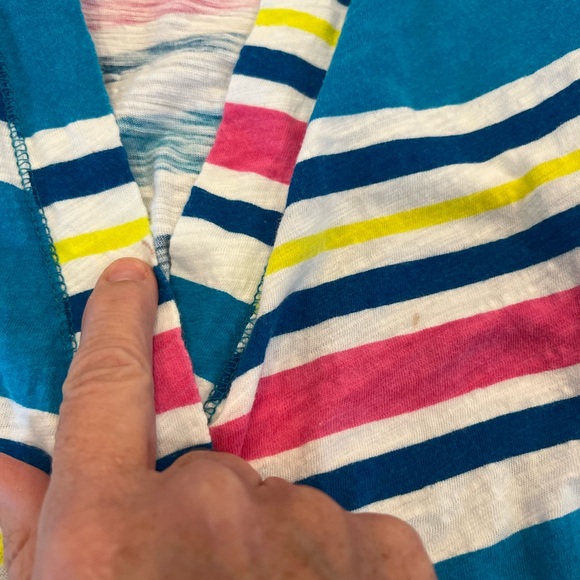 Vintage Y2K Paul Frank Women’s Striped Lightweight Robe Sleepwear Size L/XL - Picture 10 of 11